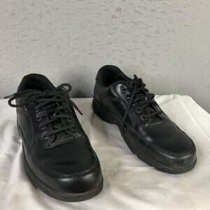 Rockport Shoes Mens Size 11.5 Black Leather Comfort Walking Casual Sneakers